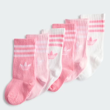 3-Stripes Crew Socks 6 Pairs Kids