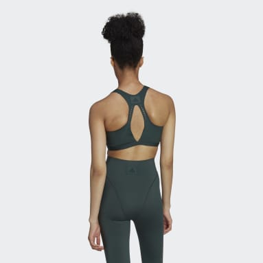 Brassière de training EQT Maintien moyen Vert Femmes Fitness Et Training