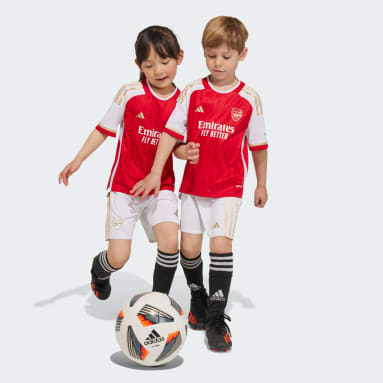Minikit Principal 23/24 do Arsenal Vermelho Criança Futebol