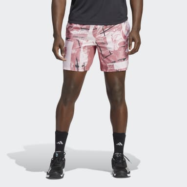 Men Tennis Pink Club Tennis Graphic Shorts