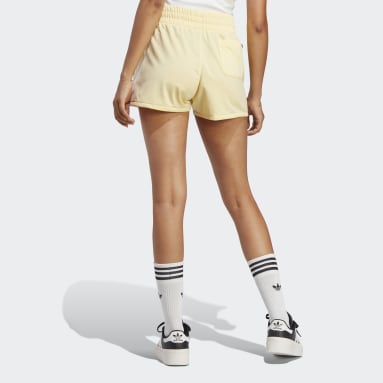 Women Originals Yellow Adicolor 3-Stripes Shorts