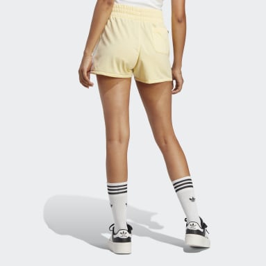 Shorts Adicolor 3 Tiras Amarillo Mujer Originals