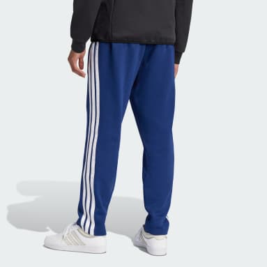 Essentials 3-Stripes Open Hem Fleece Pants