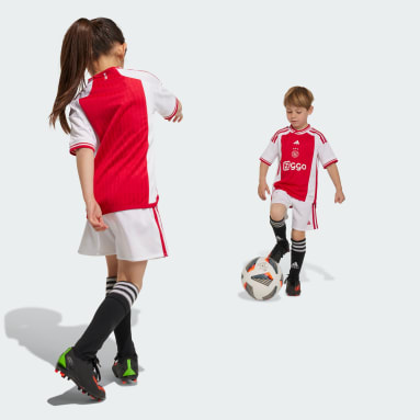 Kinder Fußball Ajax 23/24 Mini-Heimausrüstung Weiß