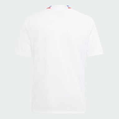 Camiseta primera equipación Olympique de Lyon 23/24 Blanco Niño Fútbol