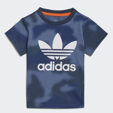 T-shirt Allover Print Camo Bleu Garçons Originals