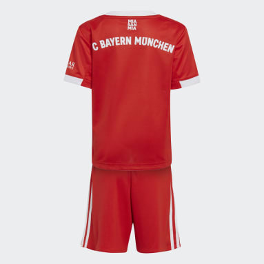 Mini kit Domicile FC Bayern 22/23 Rouge Enfants Football
