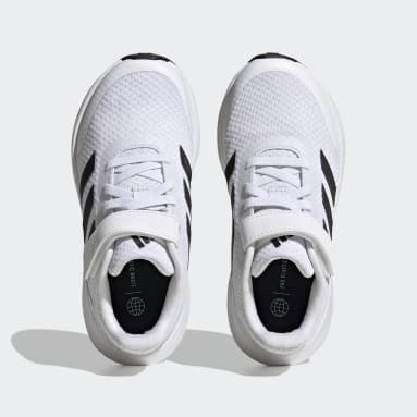 Zapatillas de Running Runfalcon 3.0 Sport Cordones Elásticos y Tira Ajustable Blanco Niño Sportswear