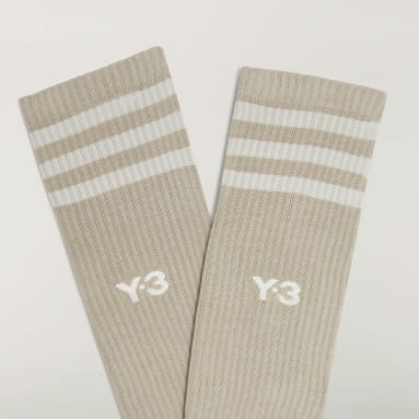 Y-3 STREIFEN KNIELANGE SOCKEN