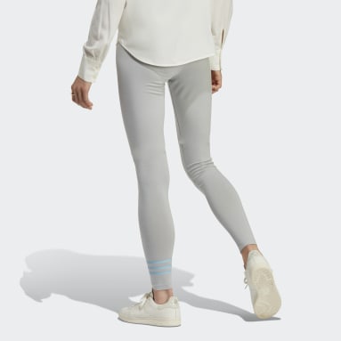 Women Originals Grey Adicolor Neuclassics Full Length Leggings (Plus Size)