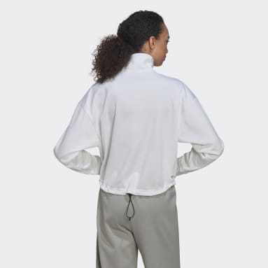 Giacca da allenamento AEROREADY 1/4-Zip Bianco Donna Fitness & Training