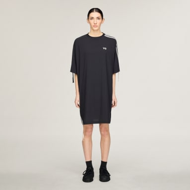 VESTIDO Y-3 CINCH 3 STRIPES OVERSIZED TEE