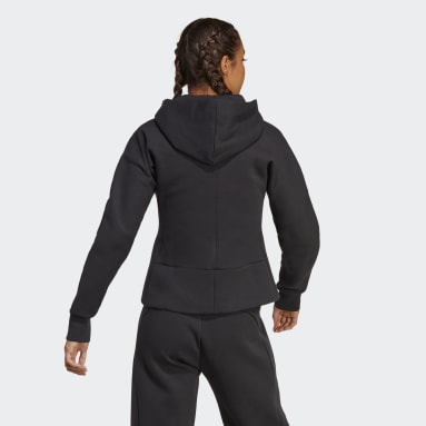Chaqueta con capucha Mission Victory Slim Fit Negro Mujer Sportswear
