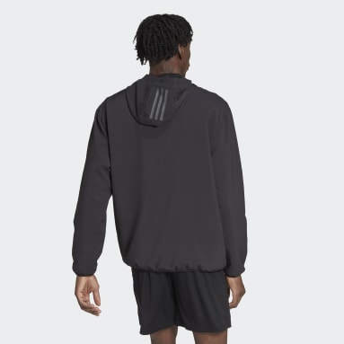 Men Gym & Training Black Train Essentials Seasonal Training Light Jacket
