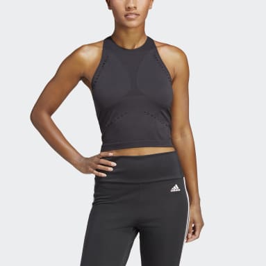 Débardeur AEROKNIT Noir Femmes Fitness Et Training
