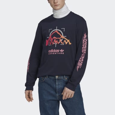 Männer Originals adidas Adventure Ride Longsleeve Blau