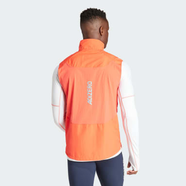 Nam Chạy Áo Gile Chạy Bộ Khóa Kéo Lửng Adizero
