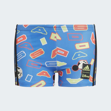 Jungen Sportswear Disney Micky Boxer-Badehose Blau