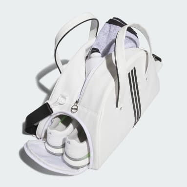 レビュー高評価のおせち贈り物 アディダス スリーストライプス ボストンバッグ - ホワイト adidas