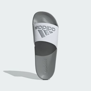 Mens grey slides store