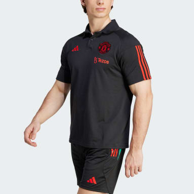 Manchester United Tiro 23 Poloskjorte Svart