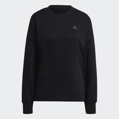 Women Sportswear Black Crew Sweatshirt