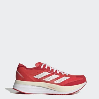Tenis Adizero Boston 11 Refuel Rojo Hombre Running
