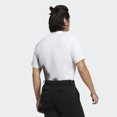 Men Golf White AEROREADY Big Badge of Sport Mock-Neck Shirt