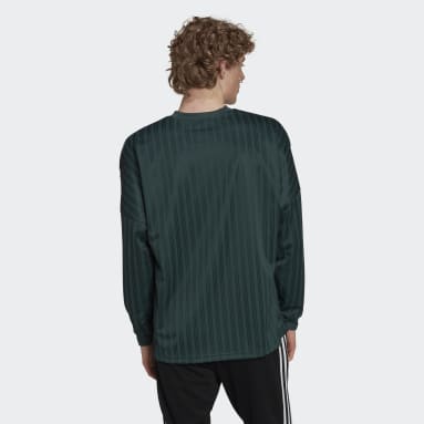 Maillot graphique à manches longues adidas Rekive vert Hommes Originals
