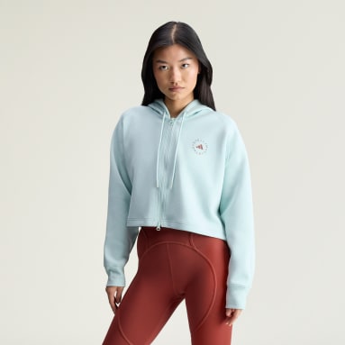 เสื้อฮู้ดทรงครอป adidas by Stella McCartney Sportswear