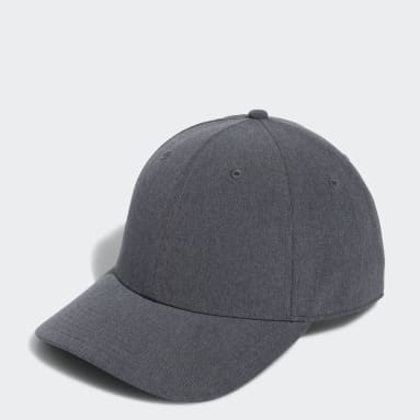 Men Golf Black Heathered Badge of Sport Crestable Hat