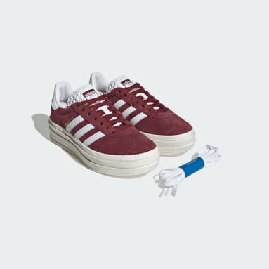 Ženy Originals Burgundy Tenisky Gazelle Bold