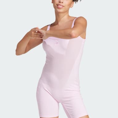 Women's Sportswear Pink Lounge Ribbed Bodysuit