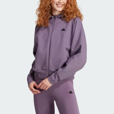 Women's Sportswear Purple adidas Z.N.E. Full-Zip Hoodie