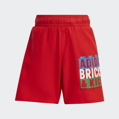 Calções adidas x LEGO® Vermelho Rapazes Natação