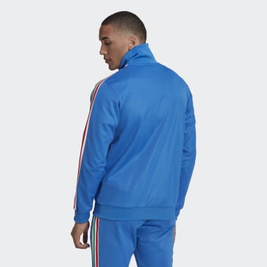 Campera Beckenbauer Azul Hombre Originals