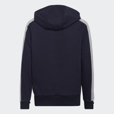 Sudadera con capucha Colorblock Fleece Azul Niño Sportswear