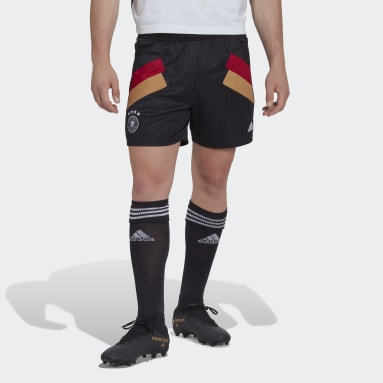 Men Football Black Germany Icon Shorts