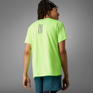 Men Running Green Designed 4 Running Tee