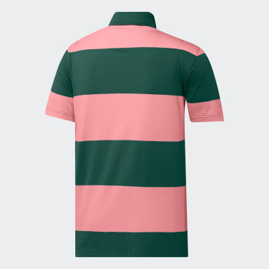 Colorblock Rugby Stripe Polo Shirt