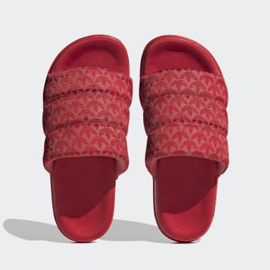 Ženy Originals červená Šľapky Adilette Essential