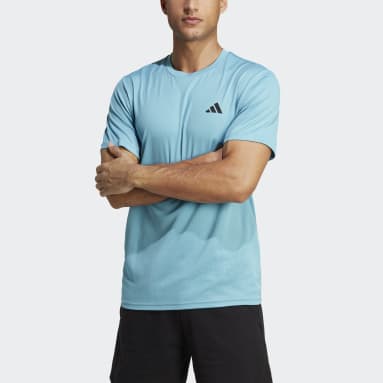 T-shirt Train Essentials Azul Homem Ginásio E Treino
