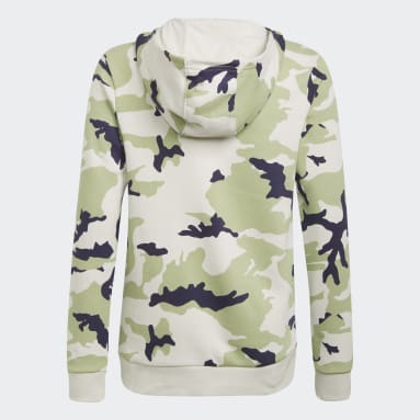 Hoodie Camo Grigio Bambini Originals