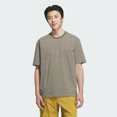シティエスケープ ルーズフィット マイクロボーダー ヘビーウェイト 半袖Tシャツ