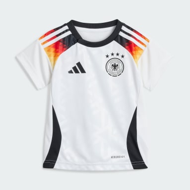 Germany Jersey Set Home – Stripes Black White – Children and