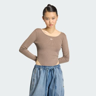 BODY DE MANGA COMPRIDA ESSENTIALS RIB WASHED