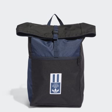 Originals Svart Adicolor Reprocessed Classic Roll-Top Backpack