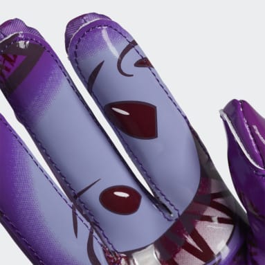 Men's Football Purple Adizero Big Mood Devil Gloves