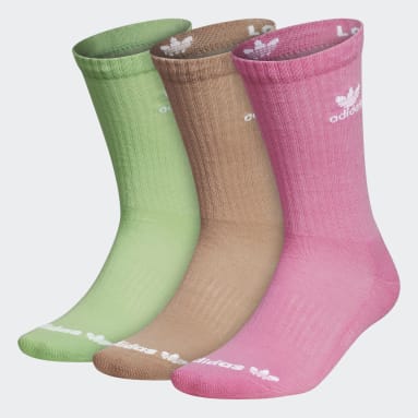 Originals Pink Trefoil Crew Socks 3 Pairs