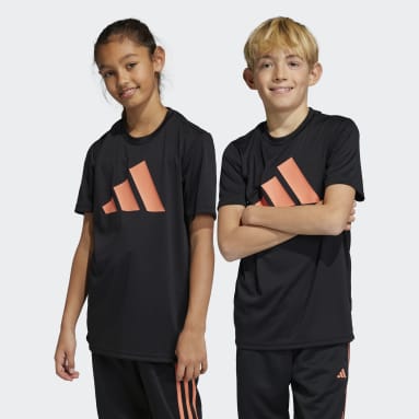 Youth 8-16 Years Sportswear Black Train Essentials AEROREADY Logo Regular-Fit Tee
